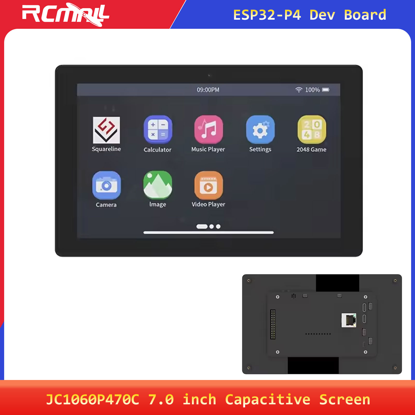 Doit Esp32 - JC1060P470C Display Touch Capacitivo IPS da