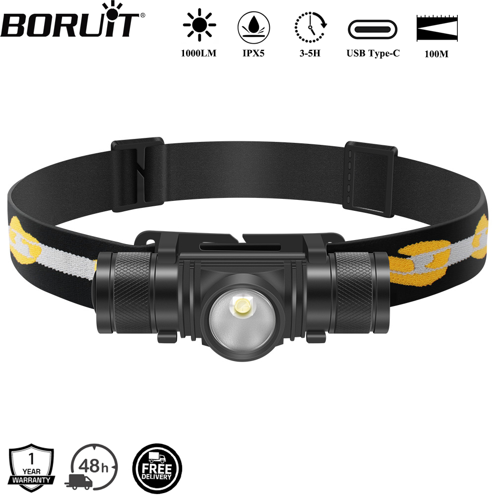 Lolin D32 - BORUiT D10 1000LM Lampada frontale a
