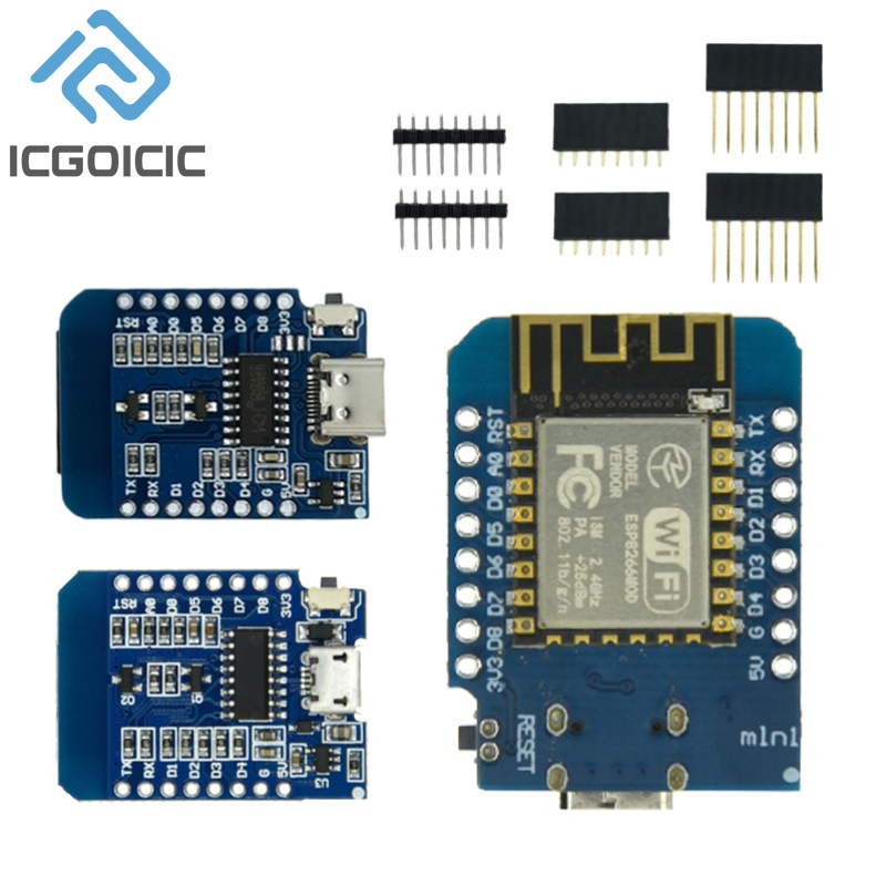 Wemos D1 Mini - D1 Mini-Mini NodeMcu 4M byte Lua