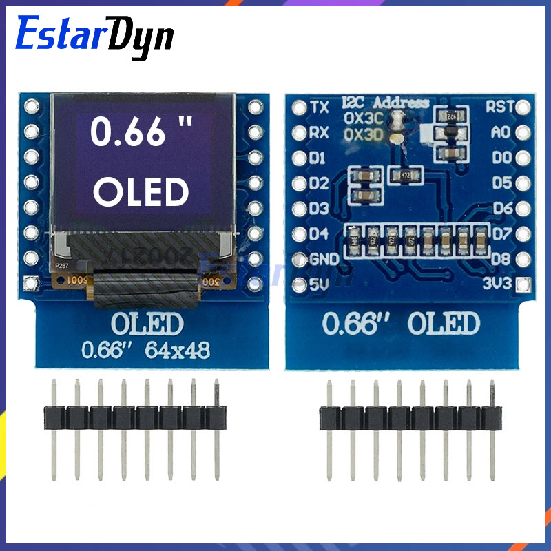 Schermo LCD LED OLED da 0.66 p - Wemos D1 Mini recensione e prezzo