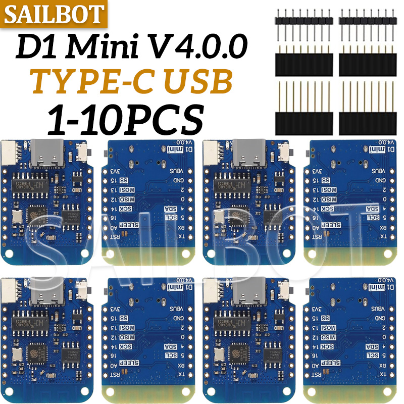 1-10PCS WeMos D1 Mini ESP8266  - Wemos D1 Mini recensione e prezzo
