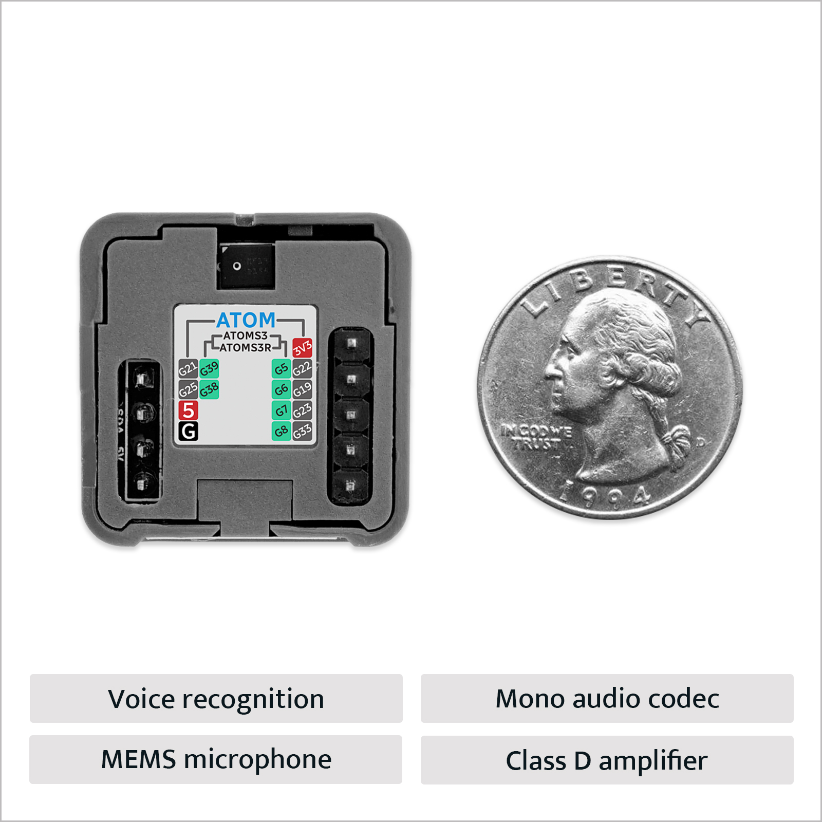 Base Vocale Atomic Ufficiale M - M5Stack recensione e prezzo