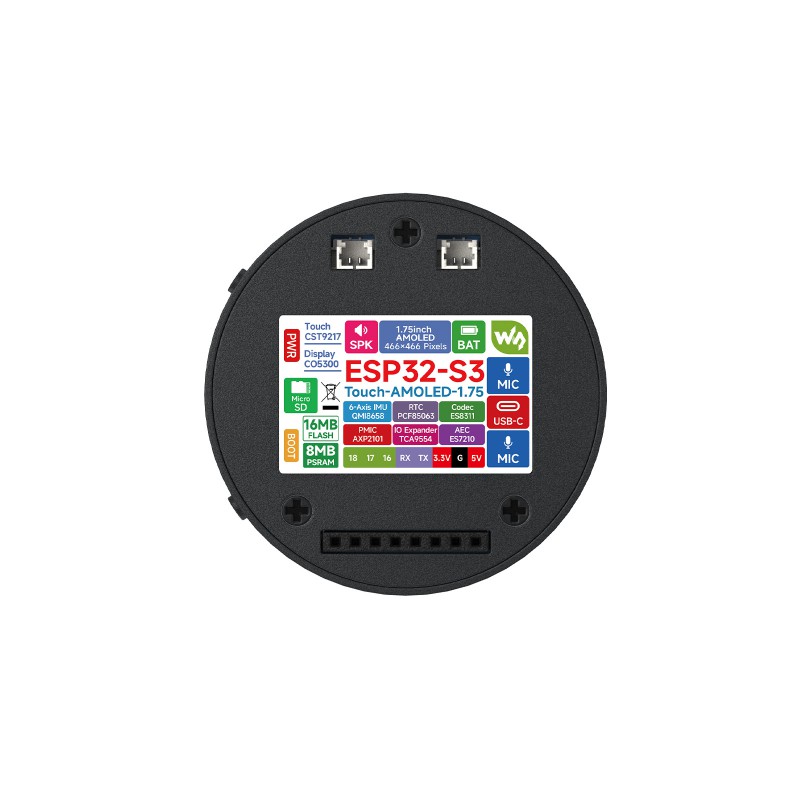Display Touch Rotondo AMOLED d - Waveshare Esp32 recensione e prezzo