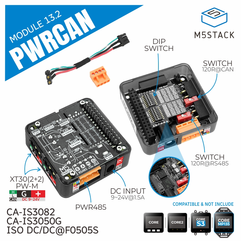 Modulo PWRCAN ufficiale 13.2 M - M5Stack recensione e prezzo