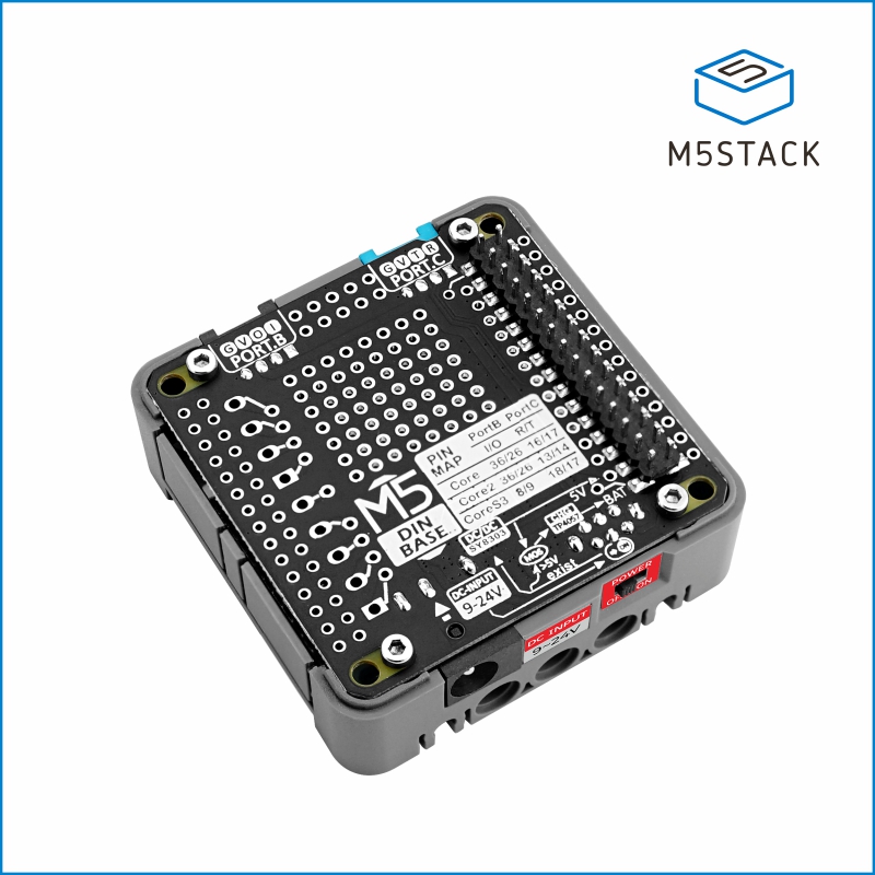 Base Din ufficiale M5Stack con - M5Stack recensione e prezzo